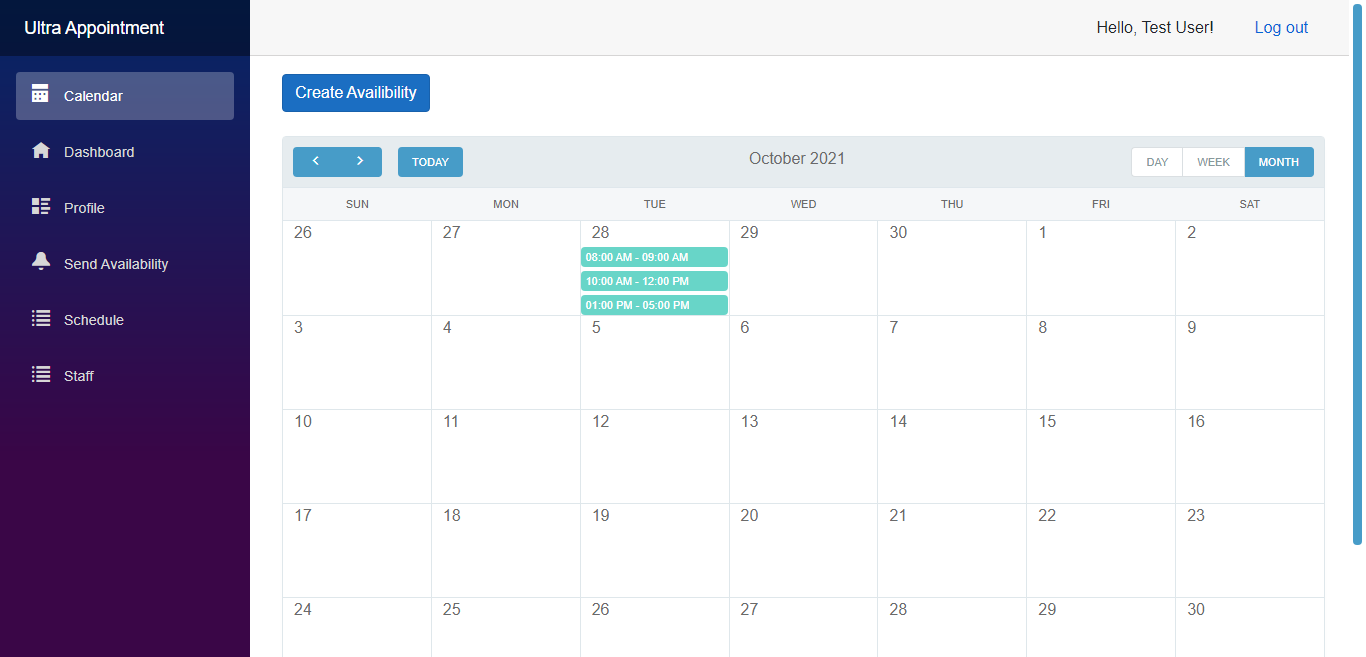 UltraAppointment – Simplified Doctor Appointment Management